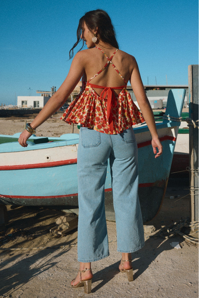 Blouse Belleville Imprime Anemone