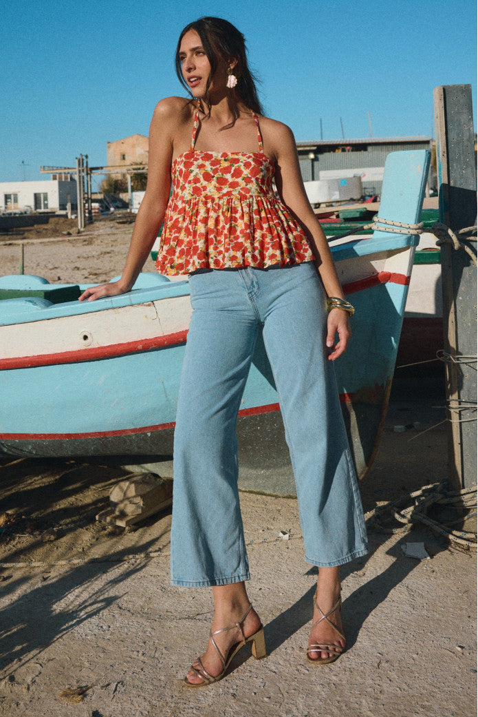 Blouse Belleville Imprime Anemone