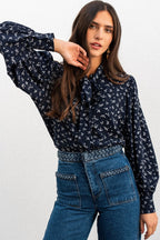 BEREN BLOUSE PENTO MARINE PRINT