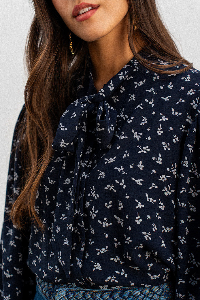 BEREN BLOUSE PENTO MARINE PRINT