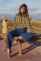 Blouse Bernie Coton Kaki