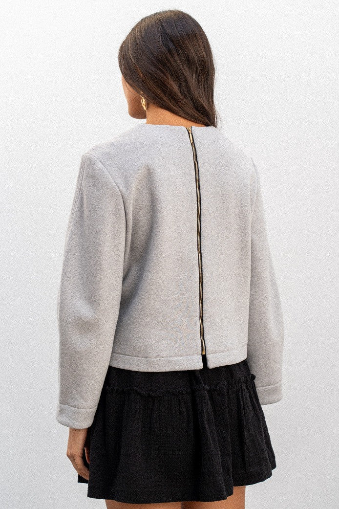 BLUSA BETTINA GRIS