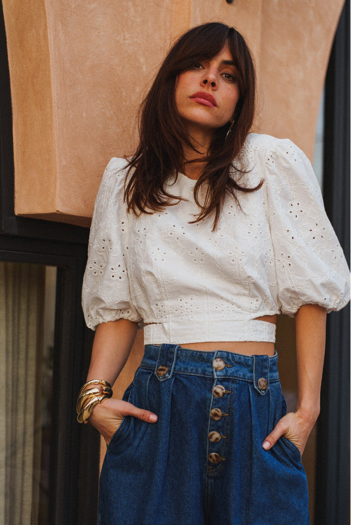 Blouse Boniface Coton Blanc