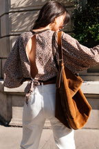 BLOUSE BOURGET IMPRIME MOCKA