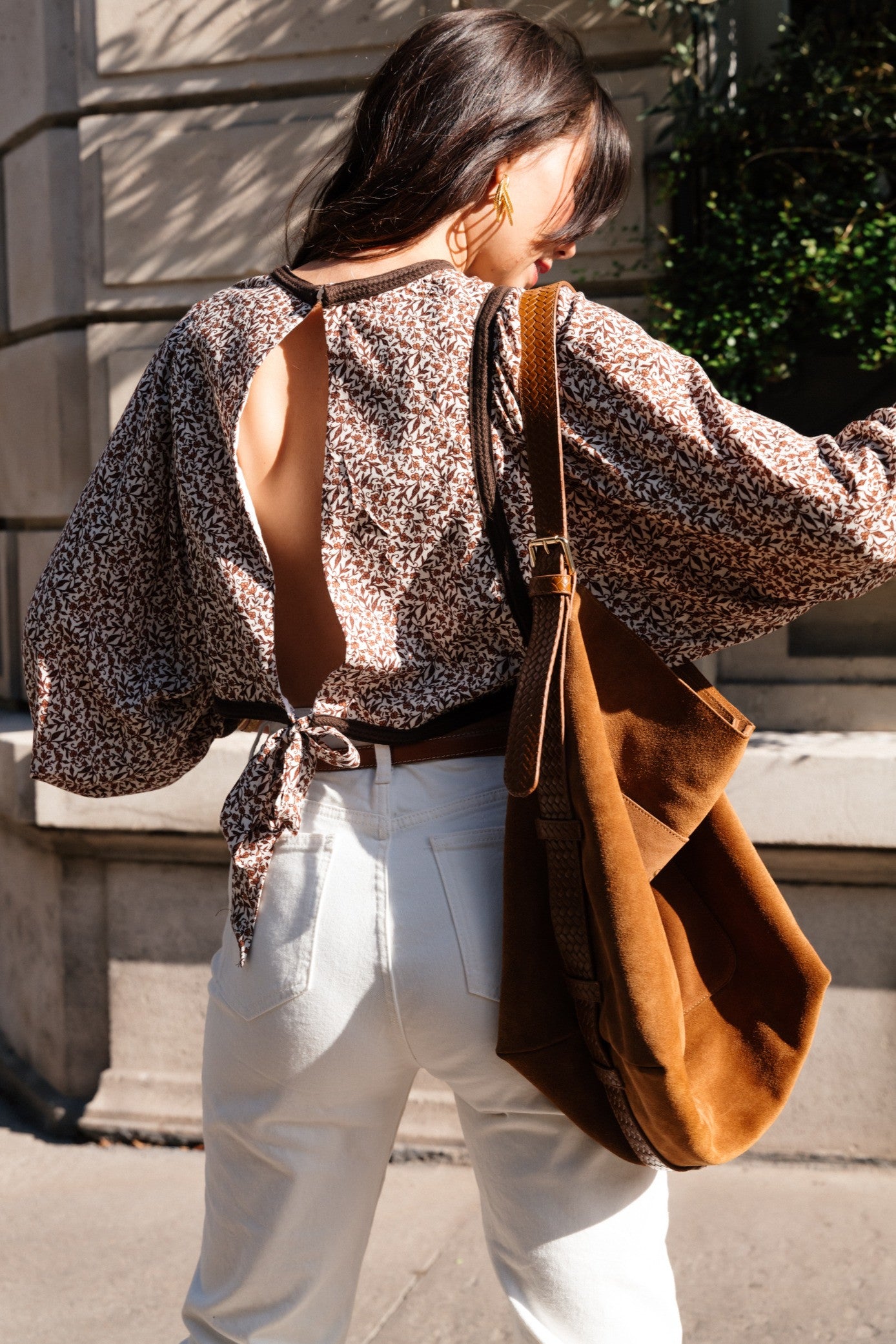 BLOUSE BOURGET IMPRIME MOCKA