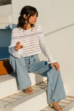 BRENDA ARAGNA WHITE BLOUSE