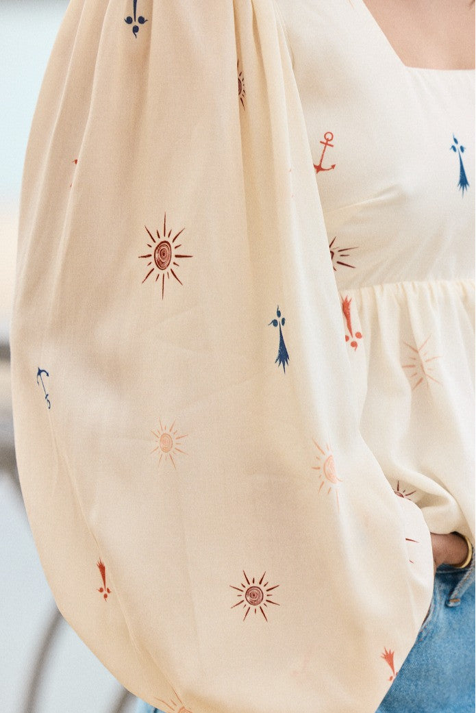 Blouse Briséis Imprimé Armelin