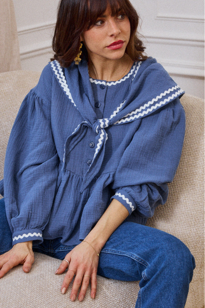 Blouse Budy Gaze Minuit