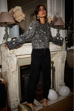 Blouse Constance Paillette Argent