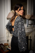 Blouse Constance Paillette Argent