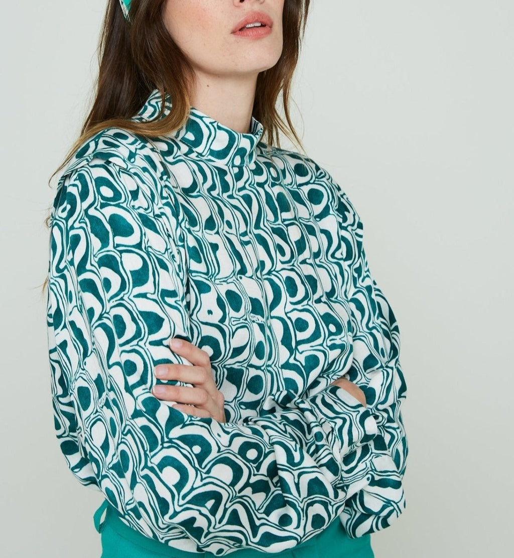 Modetrotter - Blusa Hermine Becca - Esmeralda