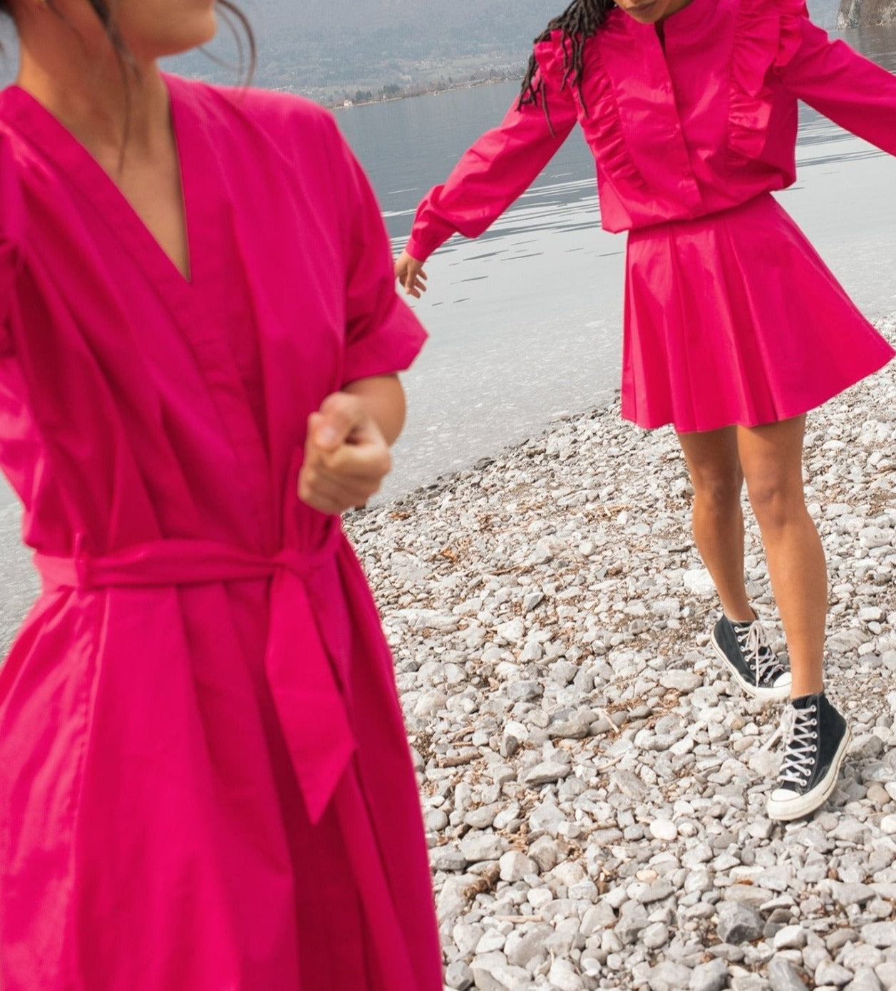 Leandra Monal Blouse - Fuchsia