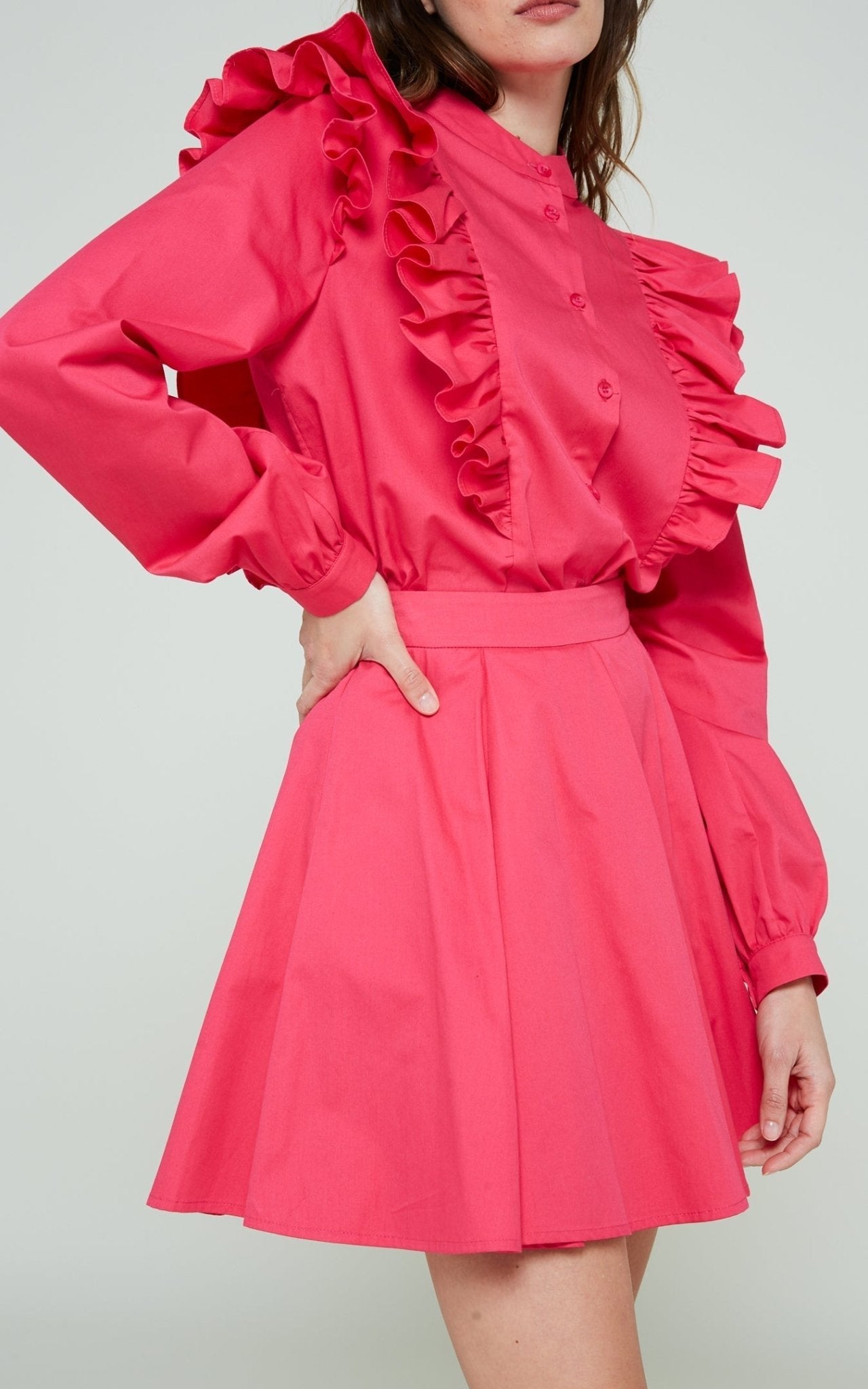 Leandra Monal Blouse - Fuchsia