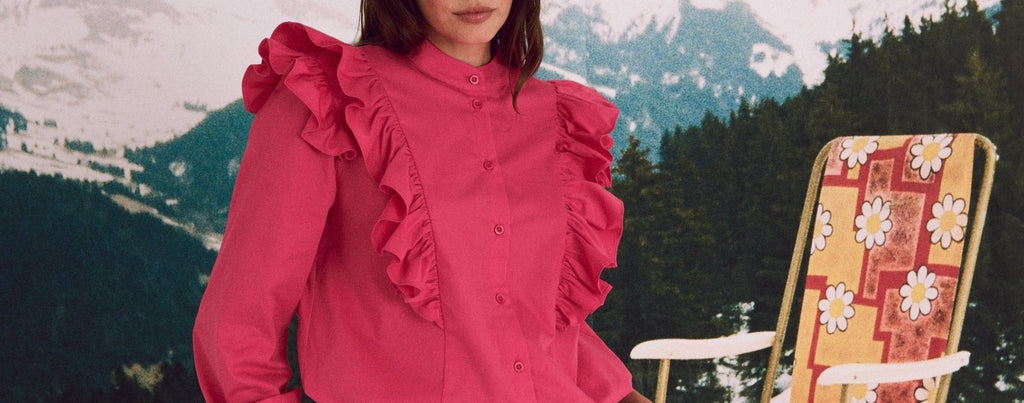 Leandra Monal Blouse - Fuchsia