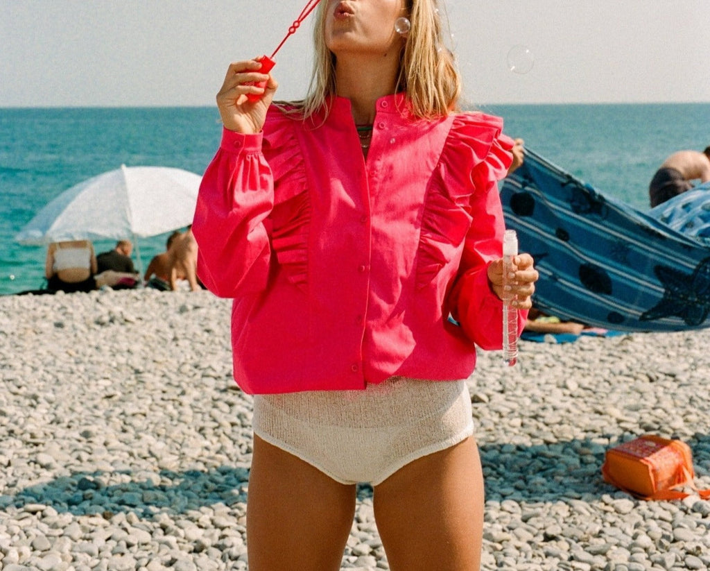 Leandra Monal Blouse - Fuchsia