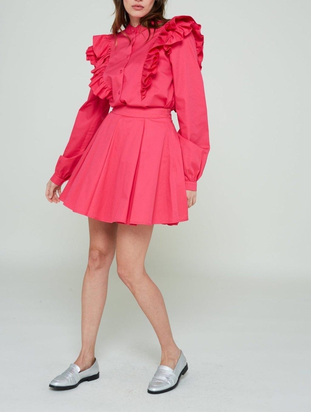 Leandra Monal Blouse - Fuchsia