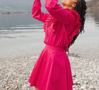 Leandra Monal Blouse - Fuchsia