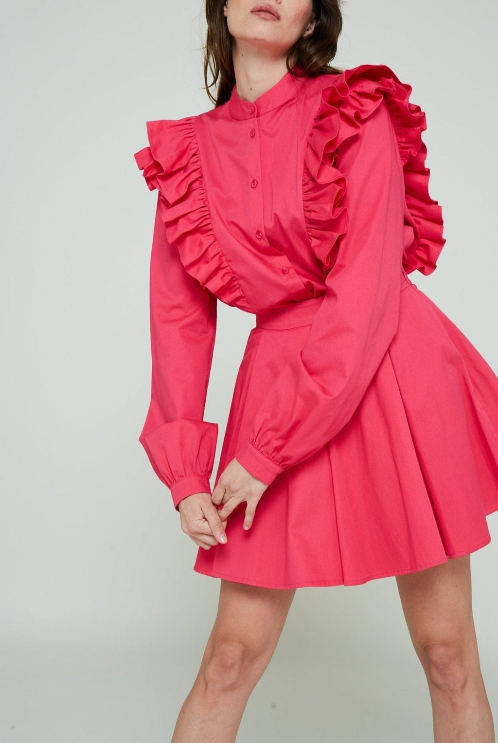 Leandra Monal Blouse - Fuchsia