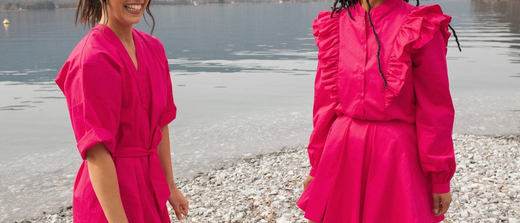 Leandra Monal Blouse - Fuchsia