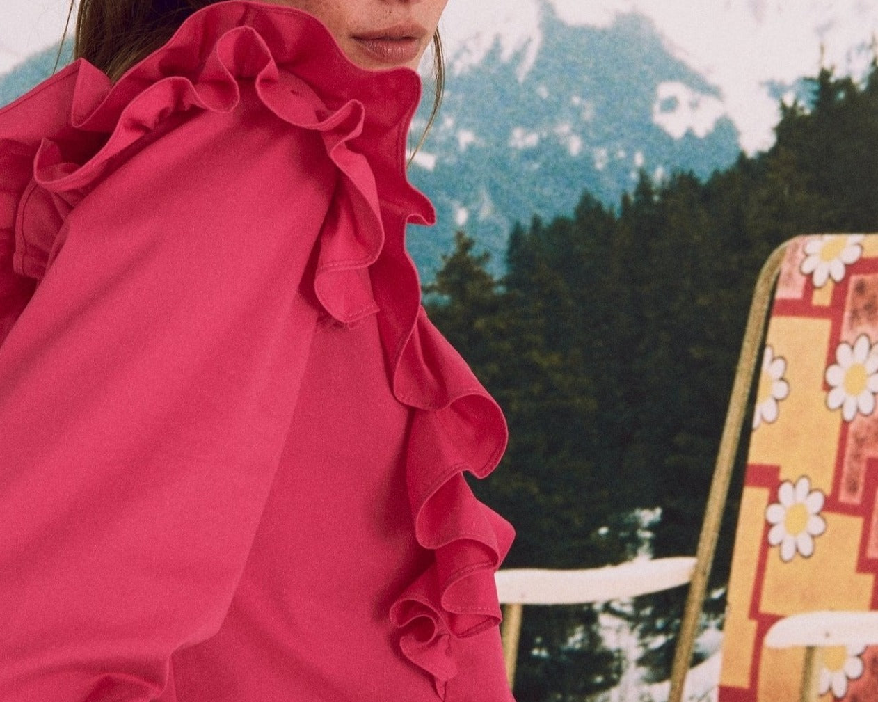 Leandra Monal Blouse - Fuchsia