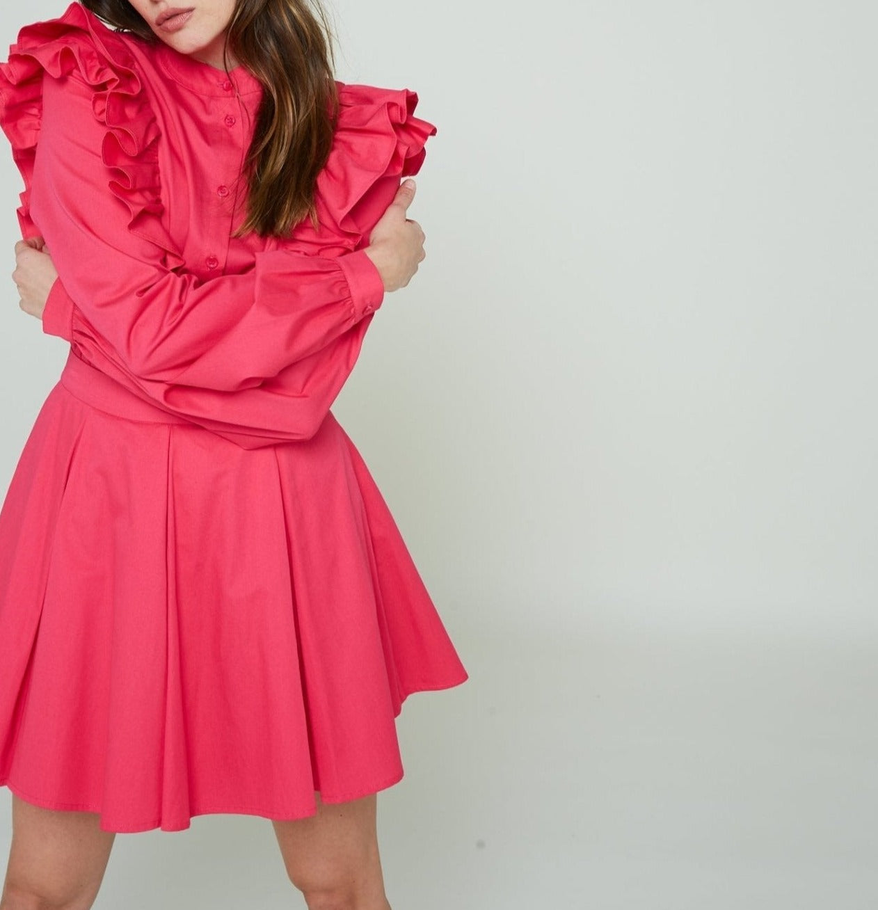 Leandra Monal Blouse - Fuchsia