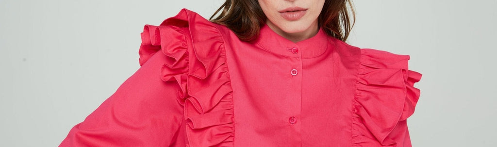 Leandra Monal Blouse - Fuchsia