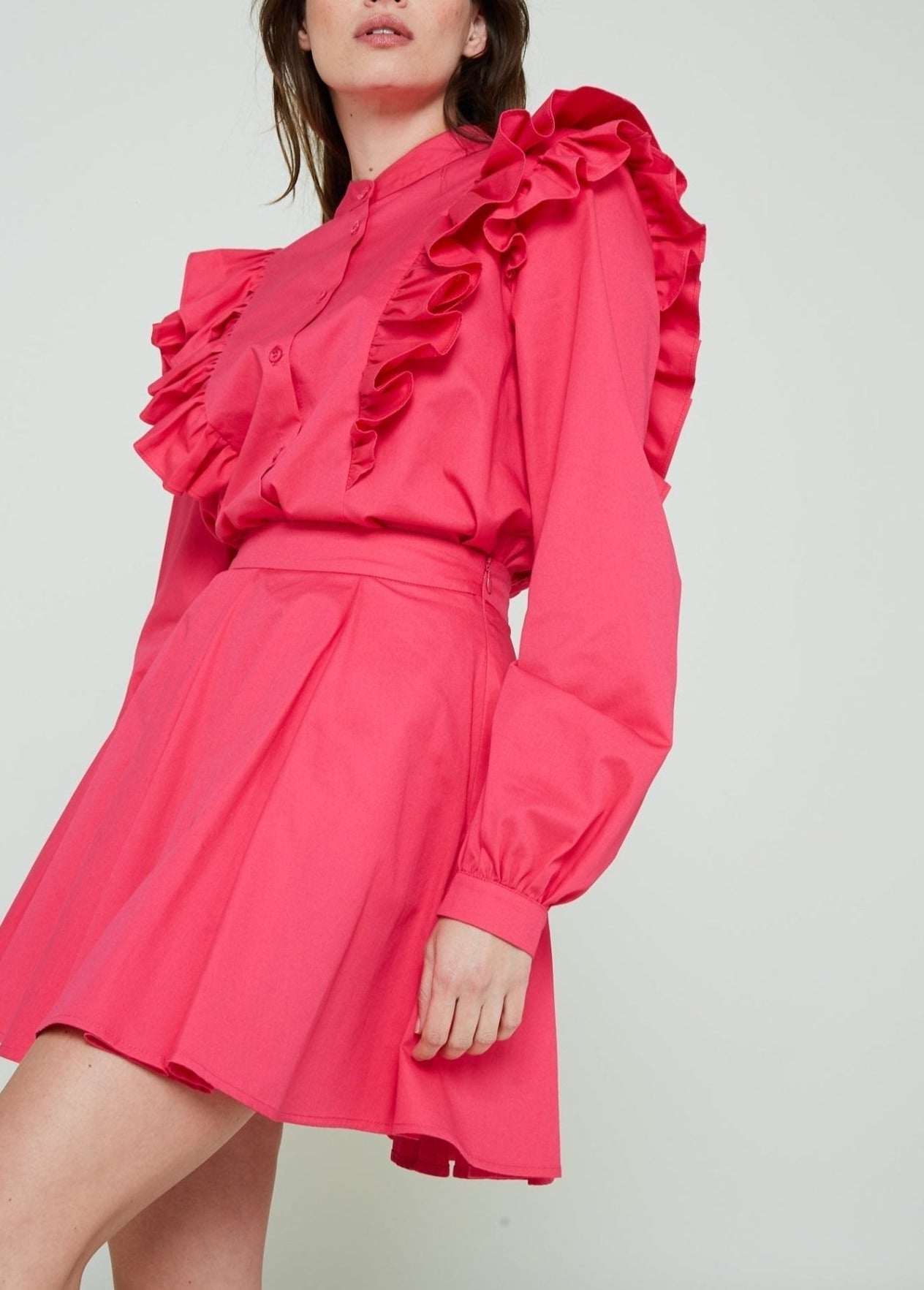 Leandra Monal Blouse - Fuchsia