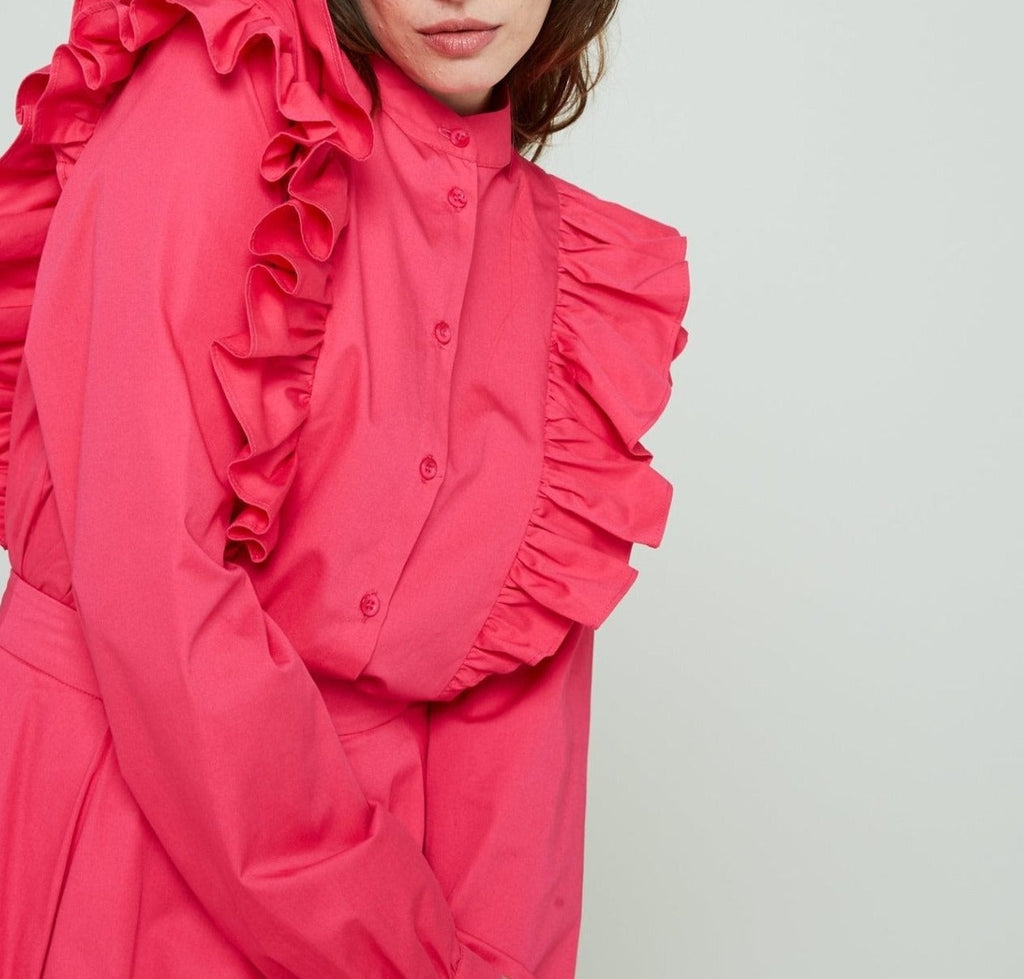 Leandra Monal Blouse - Fuchsia
