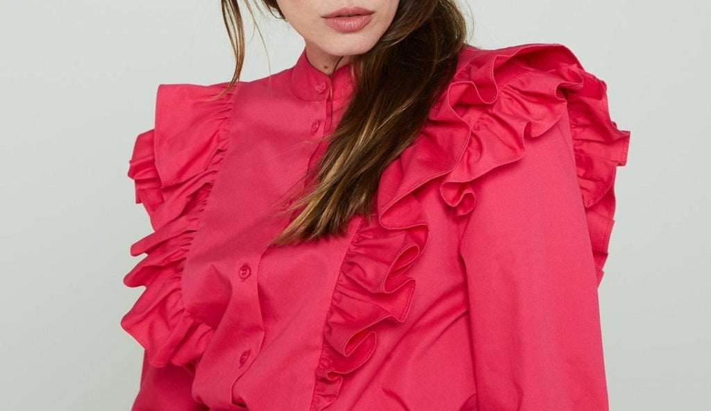 Leandra Monal Blouse - Fuchsia