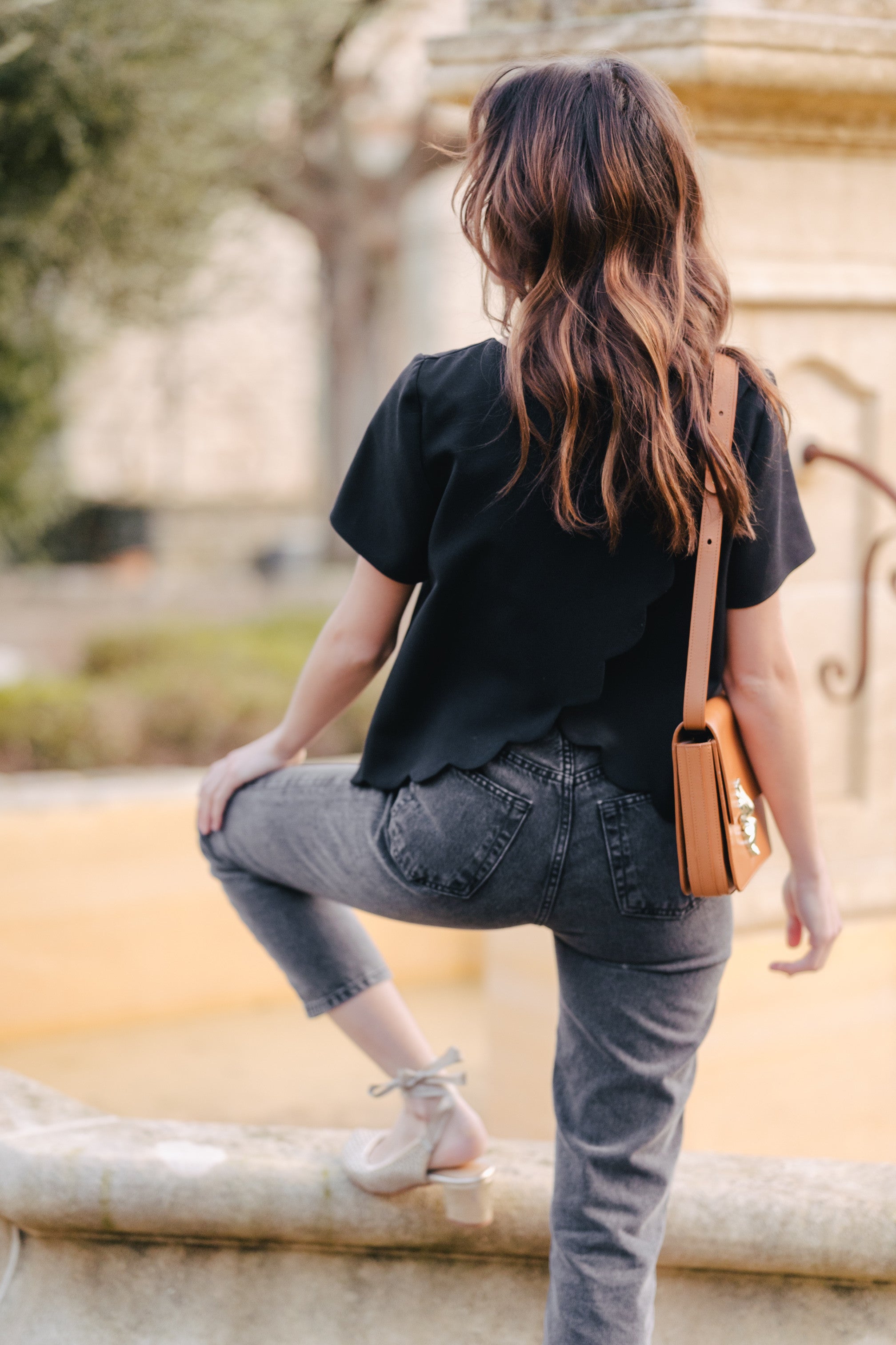 MILAN BLACK BLOUSE