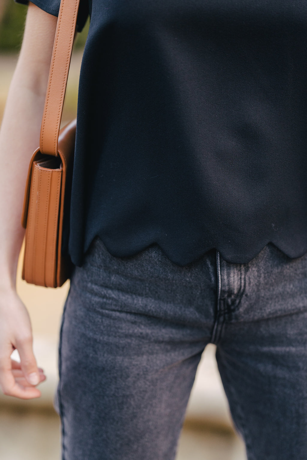 MILAN BLACK BLOUSE