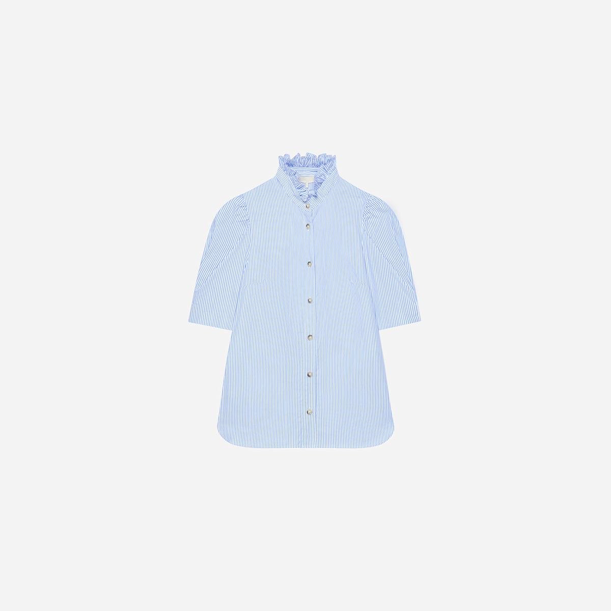 Samuel Blouse - White / Blue