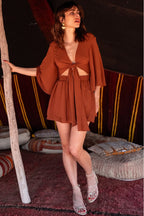 Blouse Tina Marron