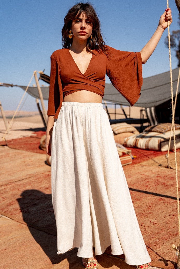 Blouse Tina Marron