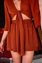 Blouse Tina Marron