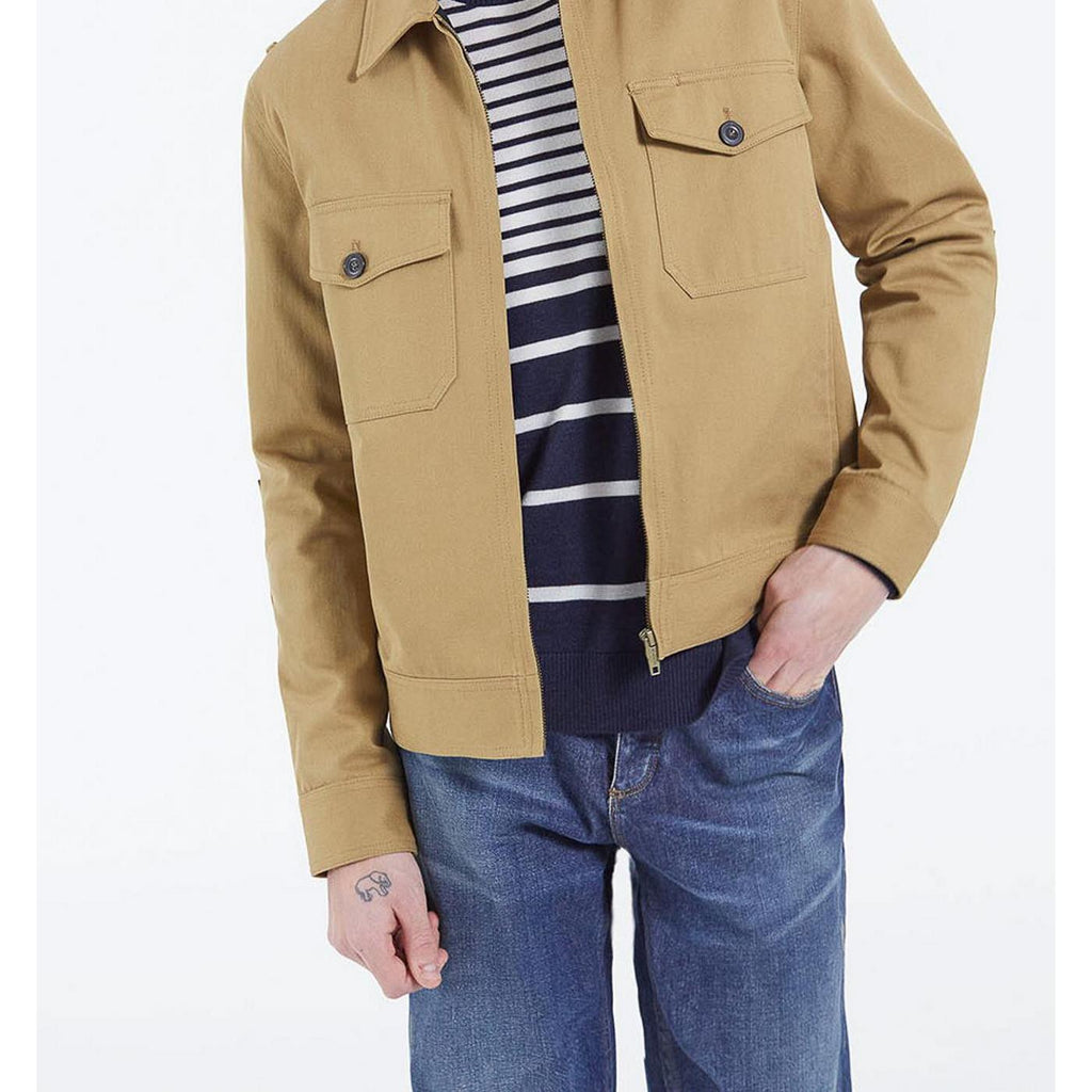 The Kooples - Blouson En Toile - Beige - Homme