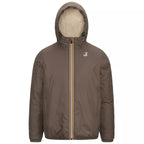 Chaqueta Sherpa K-Way Le Vrai Claude 3.0 - Marrón/Crudo