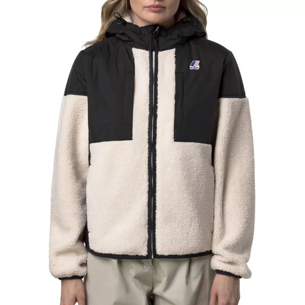 Blouson Sherpa K-Way Samson 4.0 Orsetto - Noir/Ecru