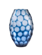 Geode - Vase Ovale - Bleu