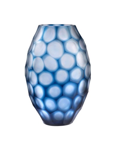 Geode - Vase Ovale - Bleu
