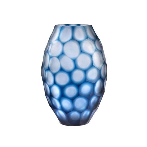 Geode - Vase Ovale - Bleu