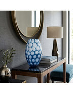 Geode - Vase Ovale - Bleu