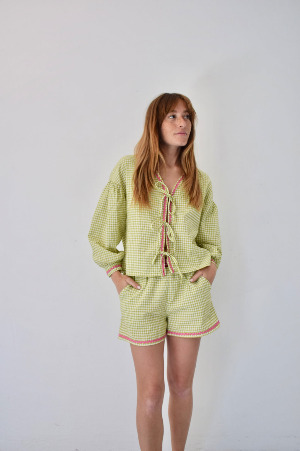 Blusa Marta Vichy Verde
