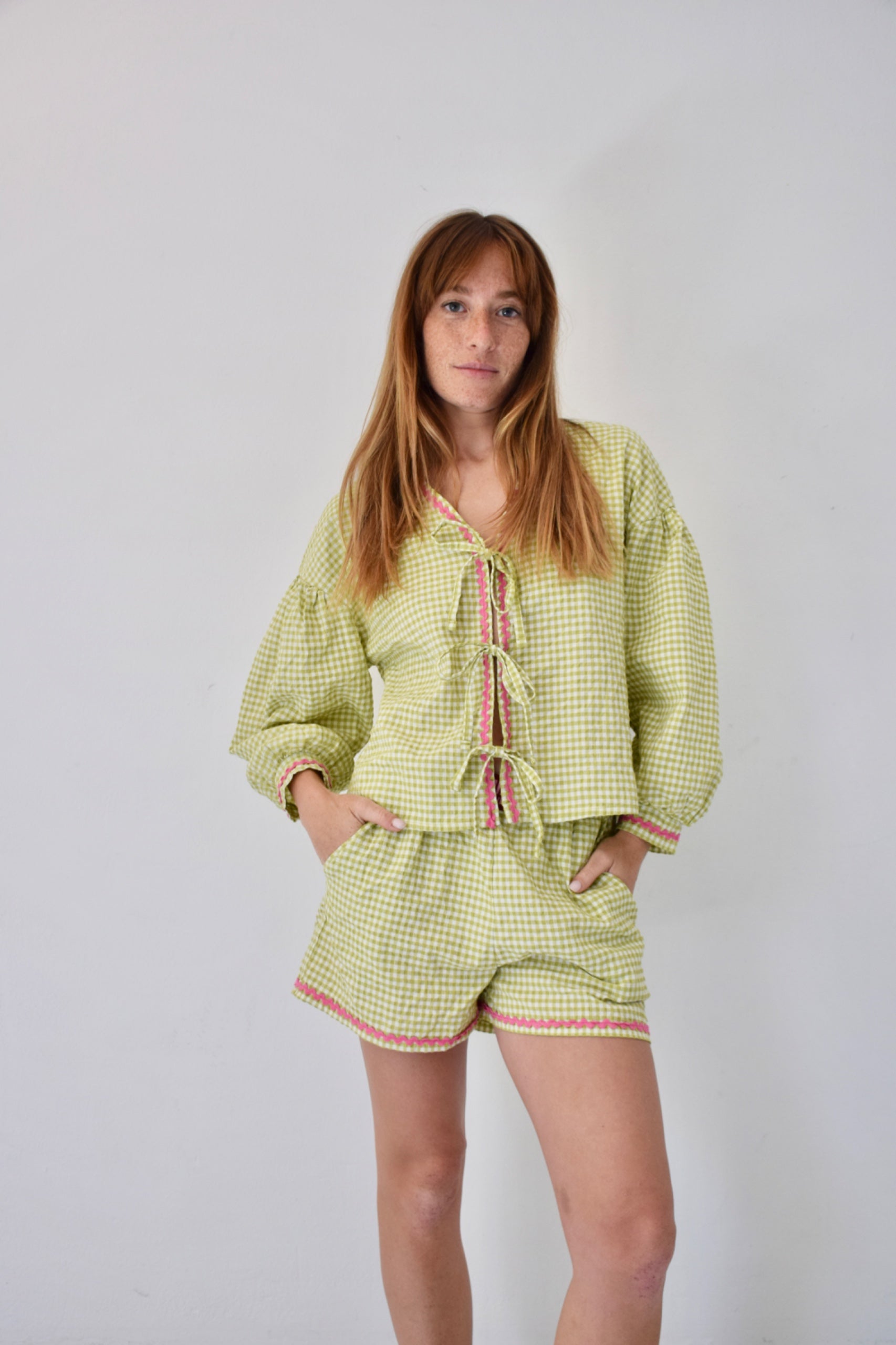 Blusa Marta Vichy Verde