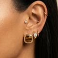 Boucles D'Oreilles Latte