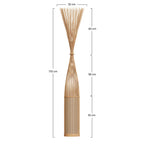 Huron - Lampadaire En Bambou Naturel