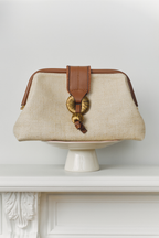 Boho Chic Natural Pouch Bag