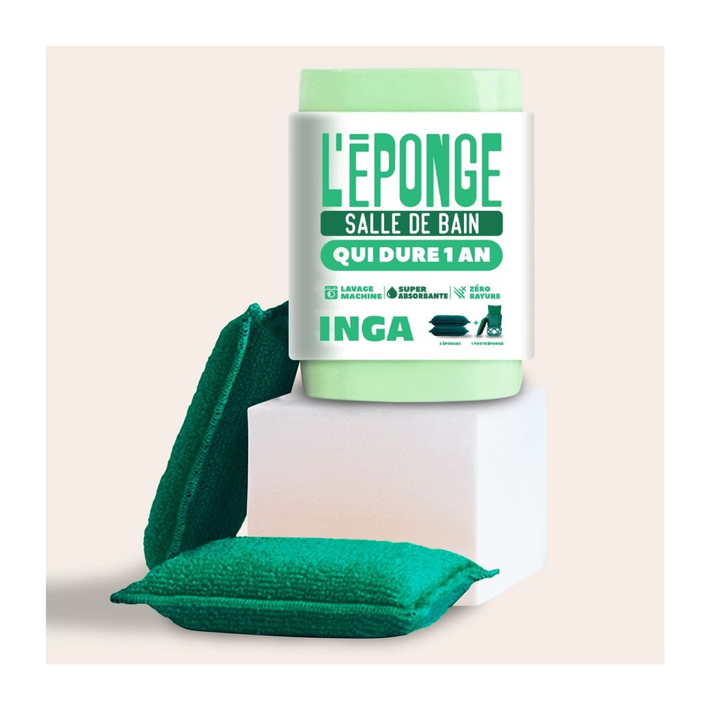 Dúo de Esponjas de Baño (con o sin soporte)