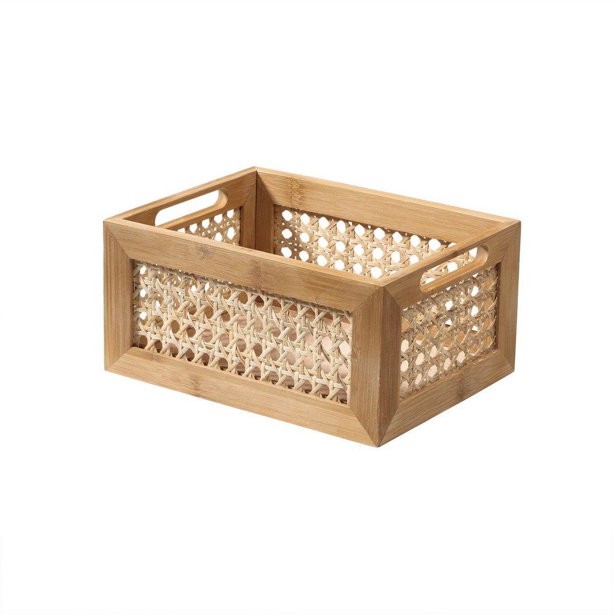 Small Model Box - Bamboo & Rattan