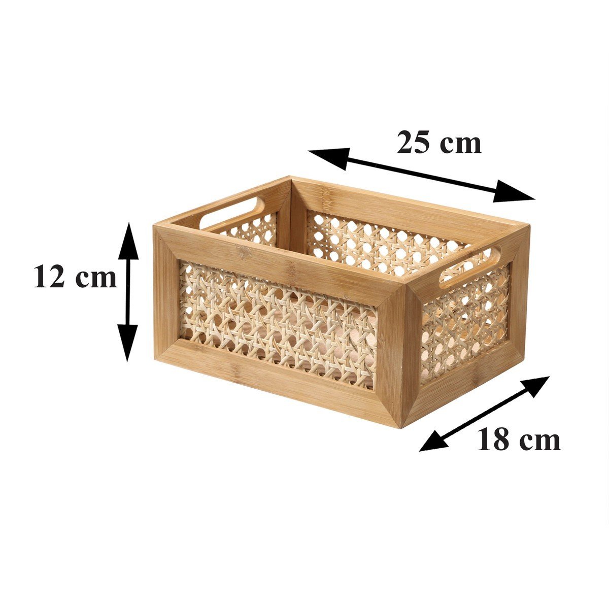 Small Model Box - Bamboo & Rattan